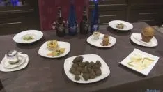 Mesa con el menú