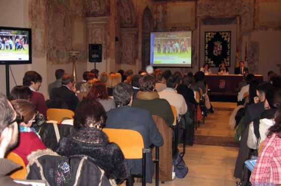 Presentación del Erasmus + en Valladolid.