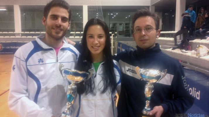 Víctor Ortega, Natalia Sanz y José Romero.