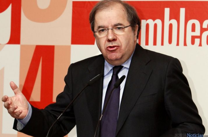 Juan Vicente Herrera, este viernes en Valladolid. 