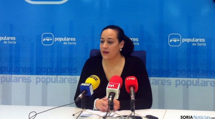 La concejal del PP en Matamala, Miriam Martínez.