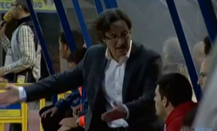 Anquela en el banquillo de Las Palmas