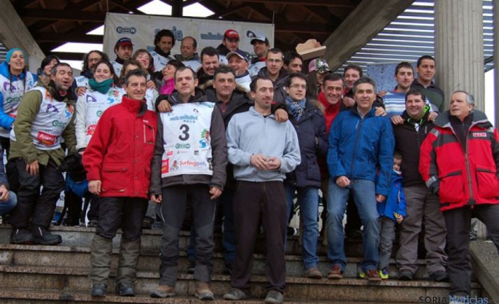 Mushers, veterinarios, organización y autoridades en Covaleda
