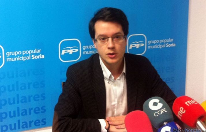 Tomás Cabezón, concejal popular del Ayuntamiento de Soria