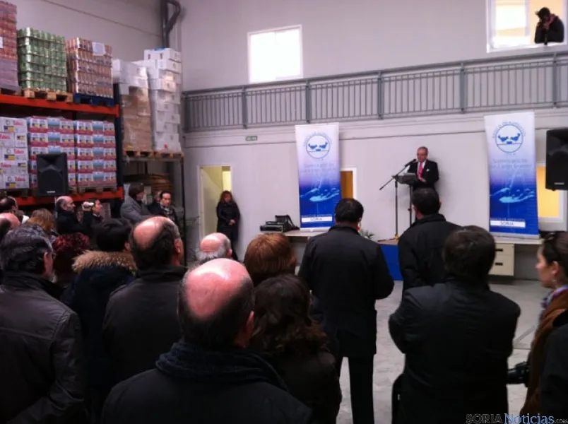 Acto de inauguración del nuevo almacen del Banco de Alimentos