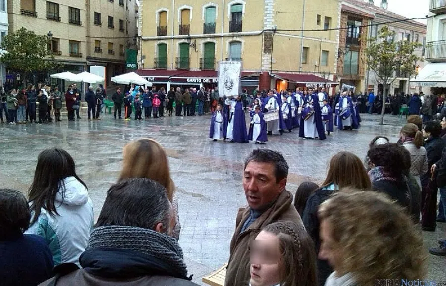 Exhibición de la corneta, el tambor y el bombo en Ágreda. / SN
