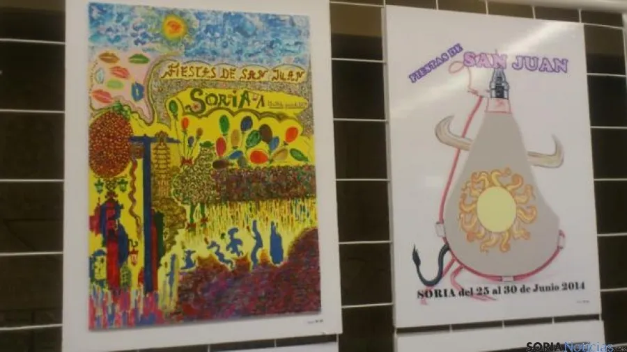 Carteles de la muestra.
