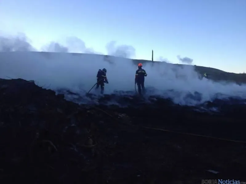 Incendio en Torralba de Almazán