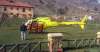 Helicóptero del 112 en unas prácticas en Soria.