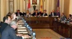 Uno de los instantes del pleno de la Diputación de este viernes