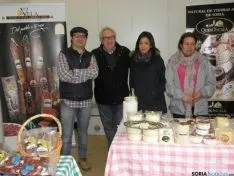 Expositores en la Feria de Covaleda.