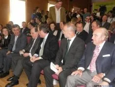 En el acto de presentación del proyecto.