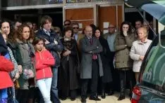 El alcalde, junto a la familia