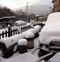 En Pinares, la acumulación de nieve ha sido mayor