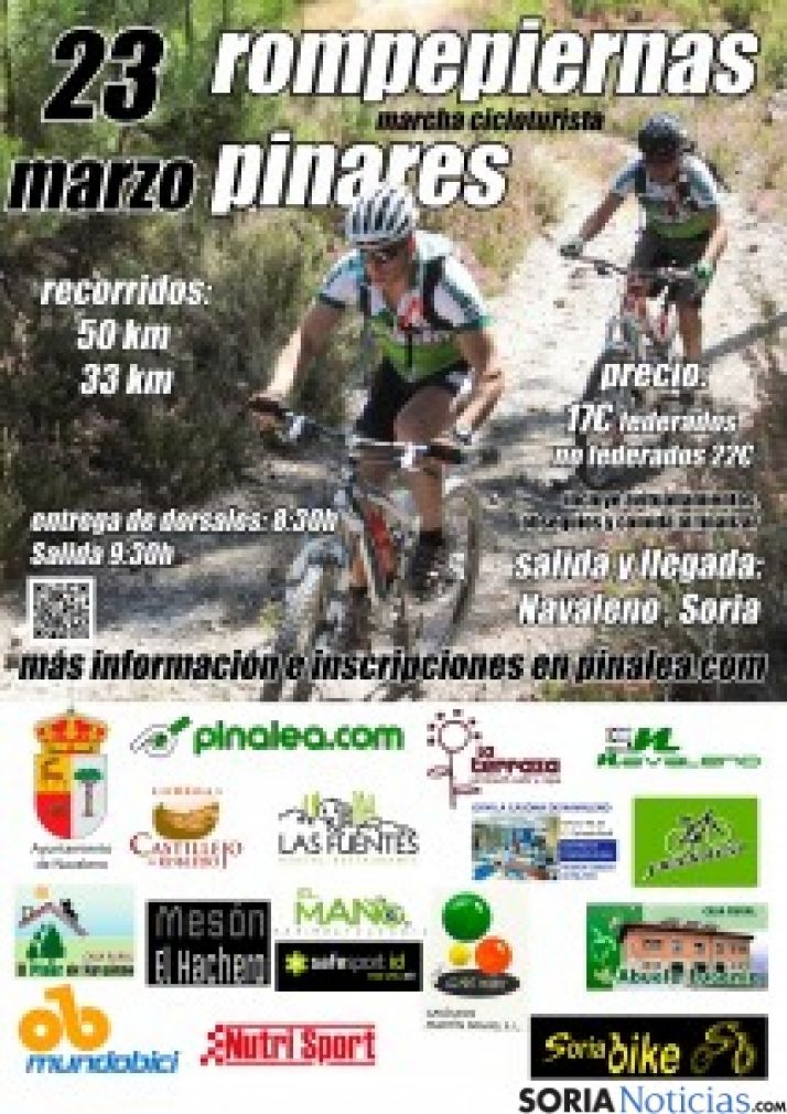 Cartel de las pruebas.