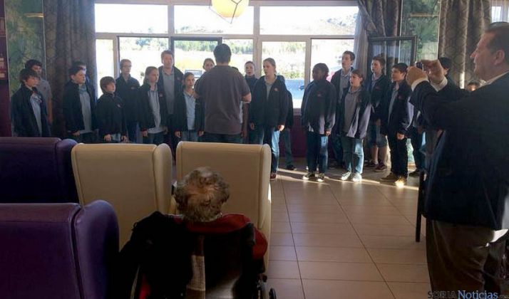 La agrupación en la residencia Benilde.