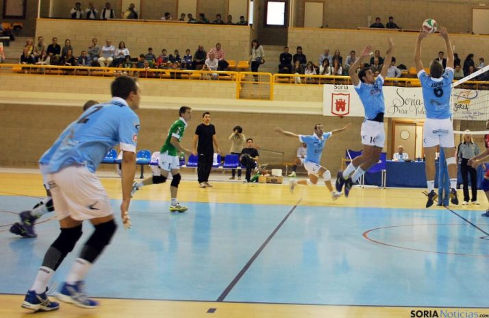 Partidazo del voley soriano este sábado.