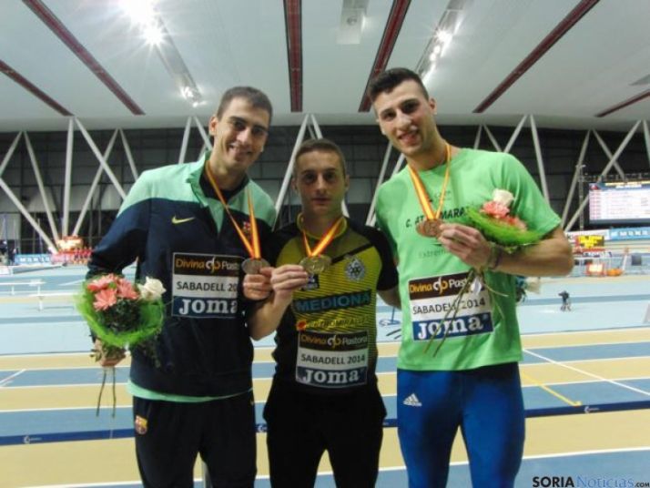 Mario Moure en una de las competiciones.