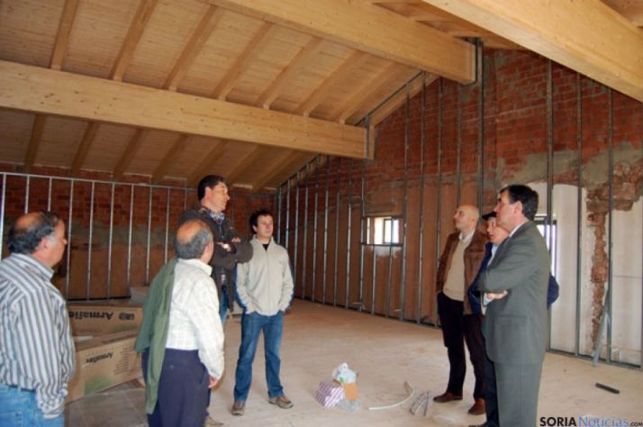 Obras del centro social de Ituero