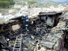 Fotos del incendio de Cihuela