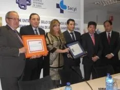 Representantes en la entrega del galardón