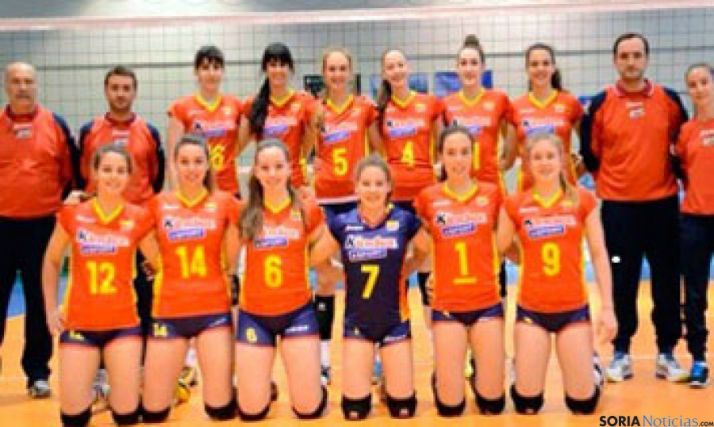 Selección feminina junior de voley