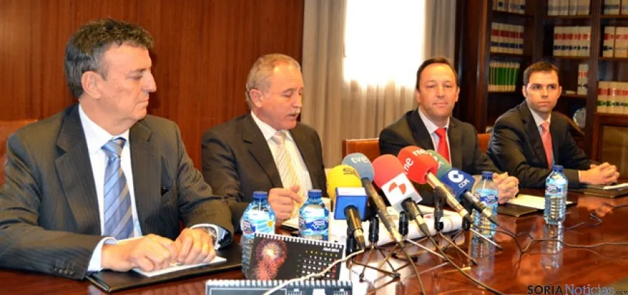 Luis Martínez, José Antonio de Miguel, Francisco Revilla y Luis Martínez (hijo)