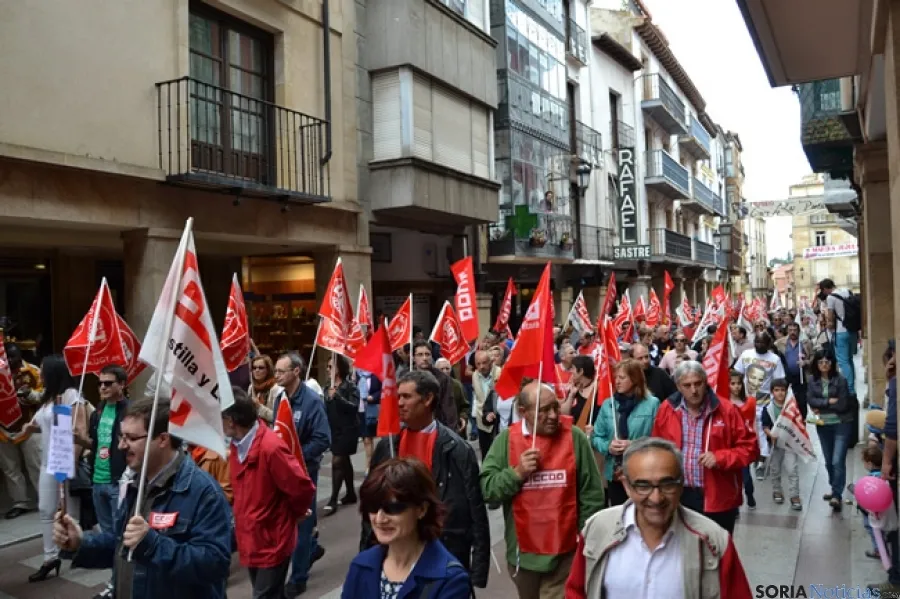 Manifestación en Soria