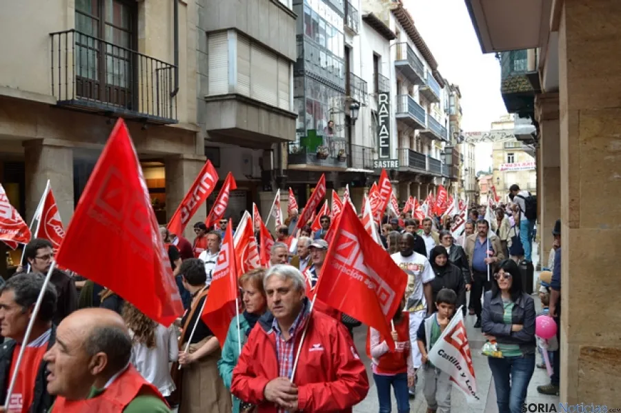 Manifestación en Soria