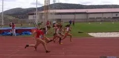 Prueba de los 100 metros lisos femenino. 
