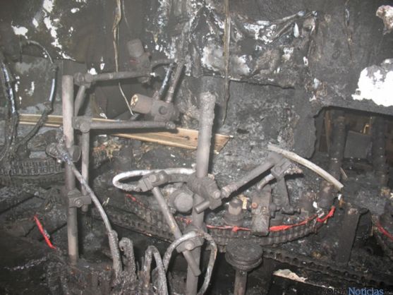 Fotos del incendio en Almazán