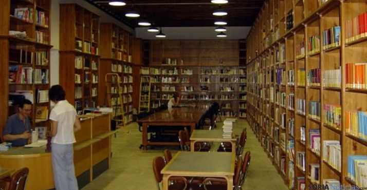 La biblioteca municipal del Burgo de Osma.