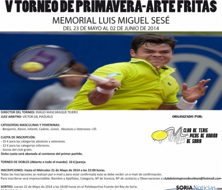 Nueva edición del torneo de tenis.