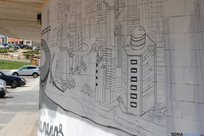 Mural en Los Pajaritos