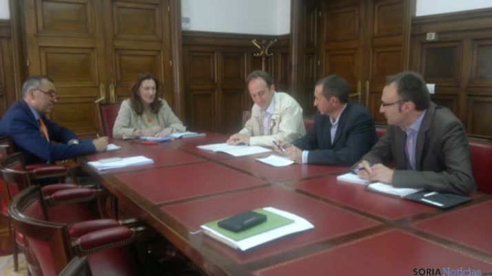 Reunión en la Subdelegación con APORSO