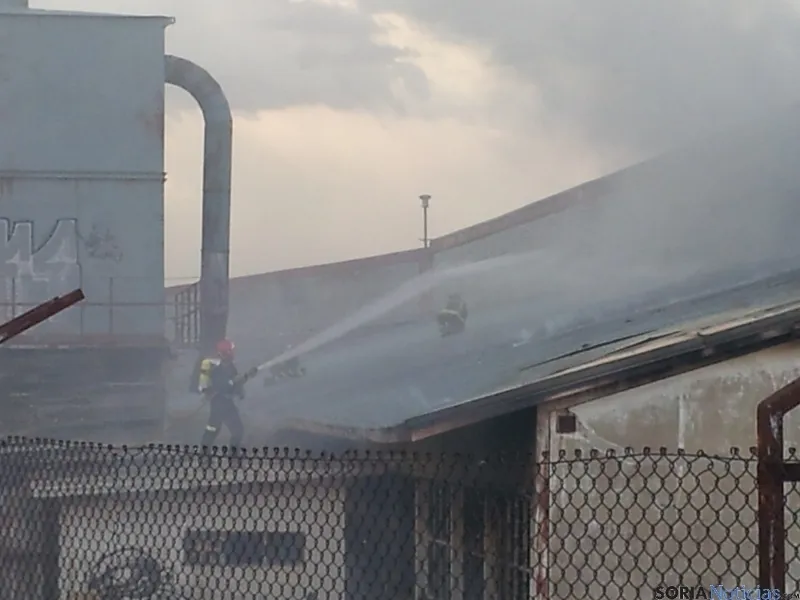 Intervención de los bomberos