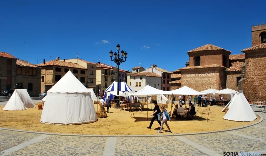 Ágreda ha visto recreadas las bodas reales de 1221