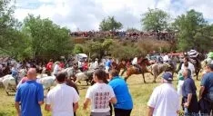 Los caballistas arropan a la manada en el arranque de La Saca 2014