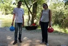 Diversas imágenes de la jornada medioambiental.