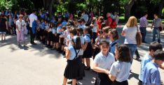 Los pequeños de Escolapias celebran el Domingo de Calderas.