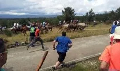Algunos de los momentos de mayor intensidad durante el último tramo de La Saca 2014. / SN