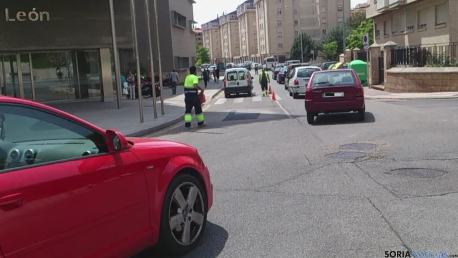 Diversos momentos del tráfico en la zona afectada por los cambios. / SN