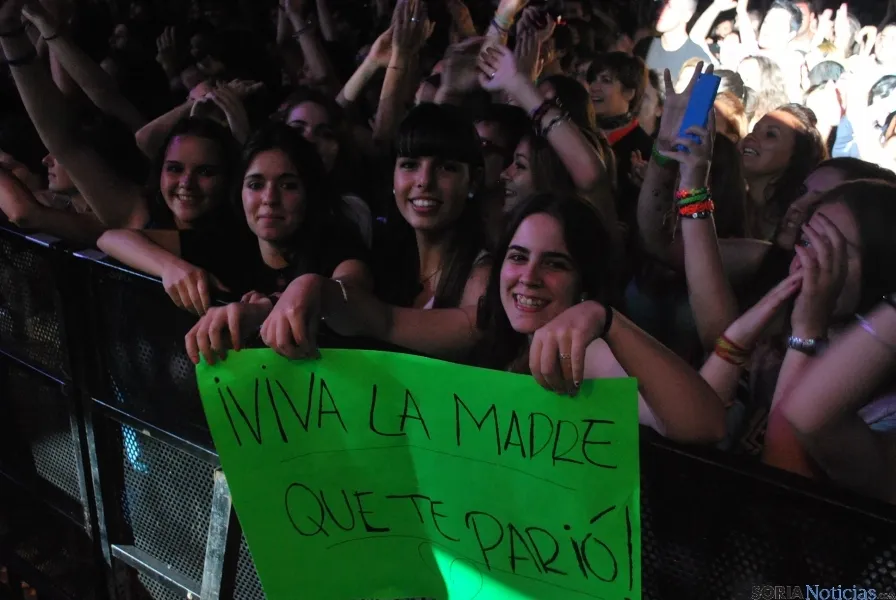 Dani Martín en Almazán. / SN
