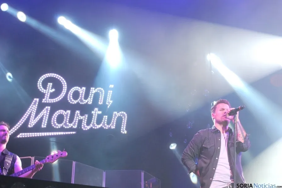 Dani Martín en Almazán. / SN