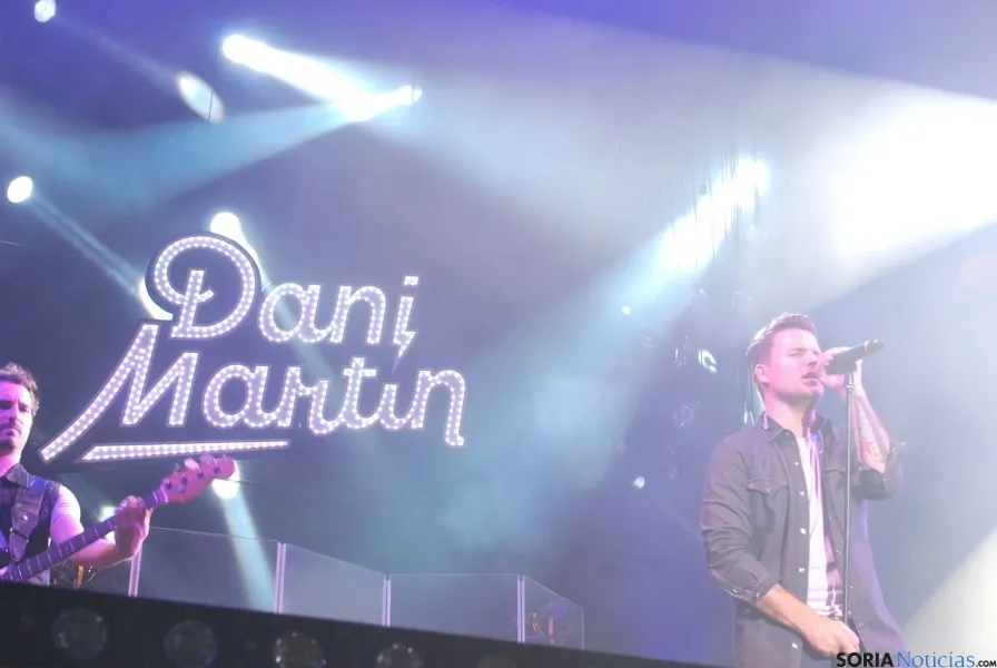Dani Martín en Almazán. / SN