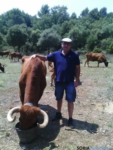 Visita de la peña a Reta