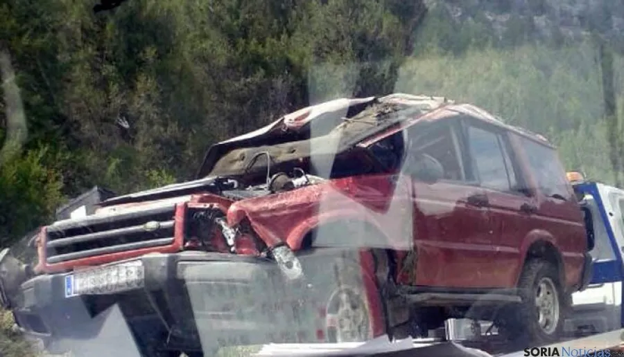 El vehículo accidentado. / SN