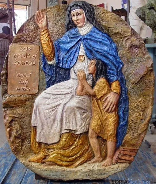 La imagen de la Venerable en Nuevo Méjico.