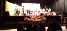 Distintos momentos de las actividades juveniles en Almazán este lunes. / SN