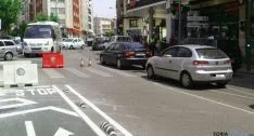 Diversos momentos del tráfico en la zona afectada por los cambios. / SN
